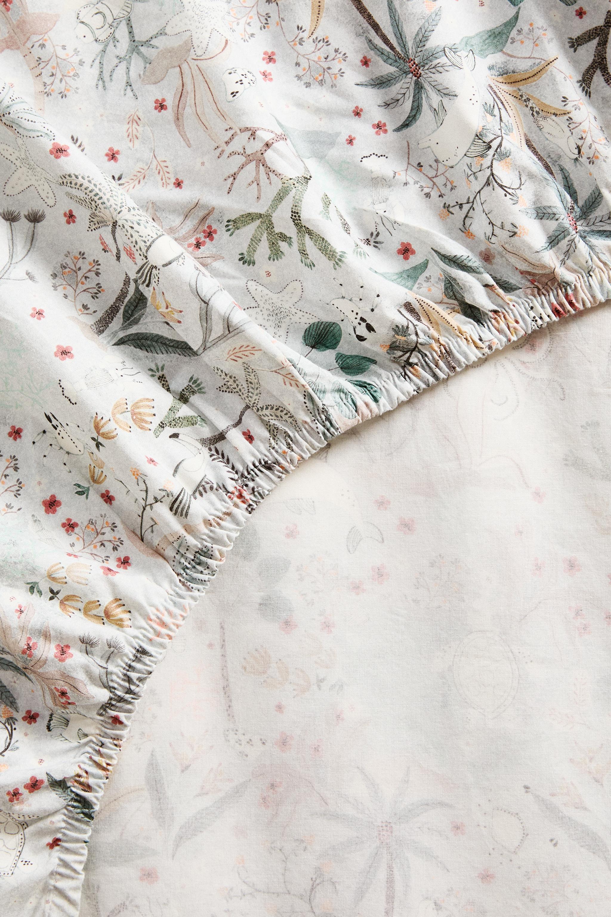 CHILDREN’S SEA PRINT FITTED SHEET